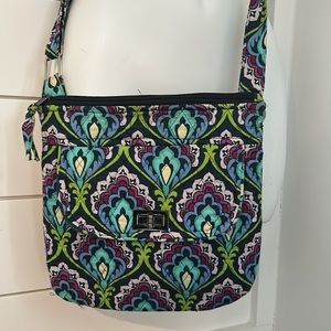 Quilted Crossbody Super Vera Vibe Bold Purple Pattern